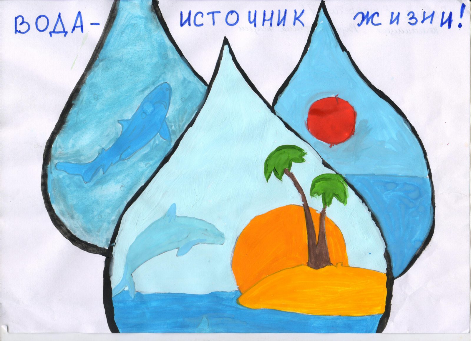 Акция день воды в детском. Рисунок на тему вода. Рисование на тему вода - источник жизни. Рисунки на тему вода легкие. Детские рисунки берегите воду.